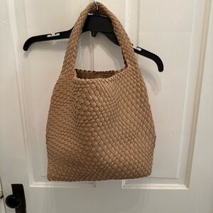 Fashion Woven Purse for Women Top-handle Shoulder Bag Soft Summer Hobo Tote